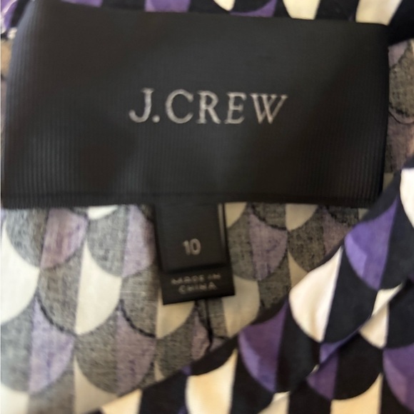 J Crew Jet Set Geo Shift Career 3/4 Sleeve Dress - Picture 10 of 10